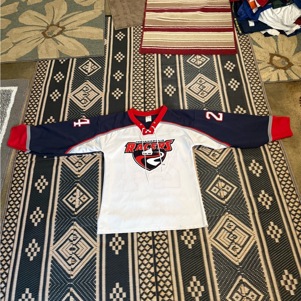 Indianapolis racers vintage minor league hockey jersey vintage rare size S
